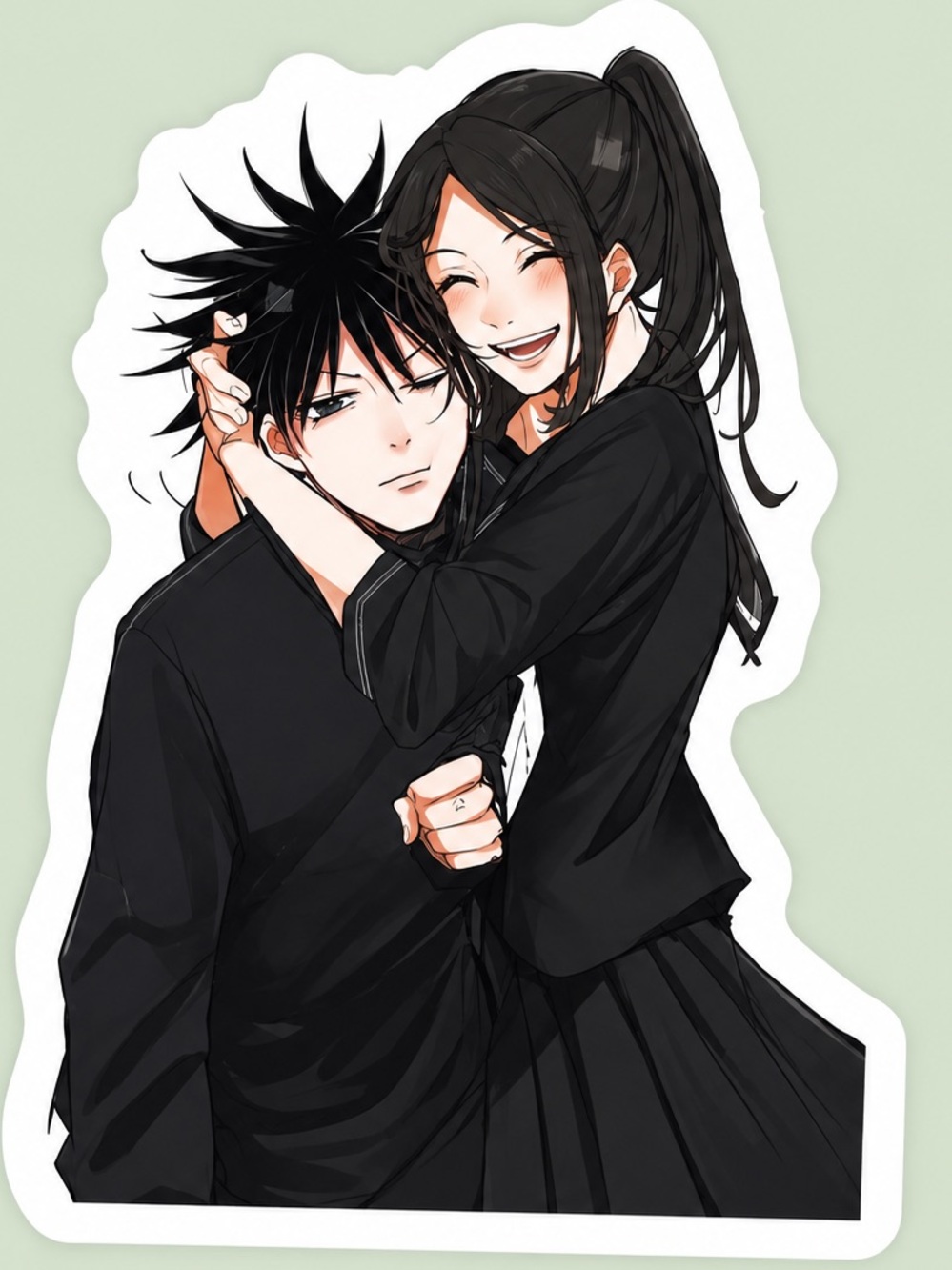 Megumi & Tsumiki Fushiguro | Jujutsu Kaisen | Anime Sticker | 5/$10
